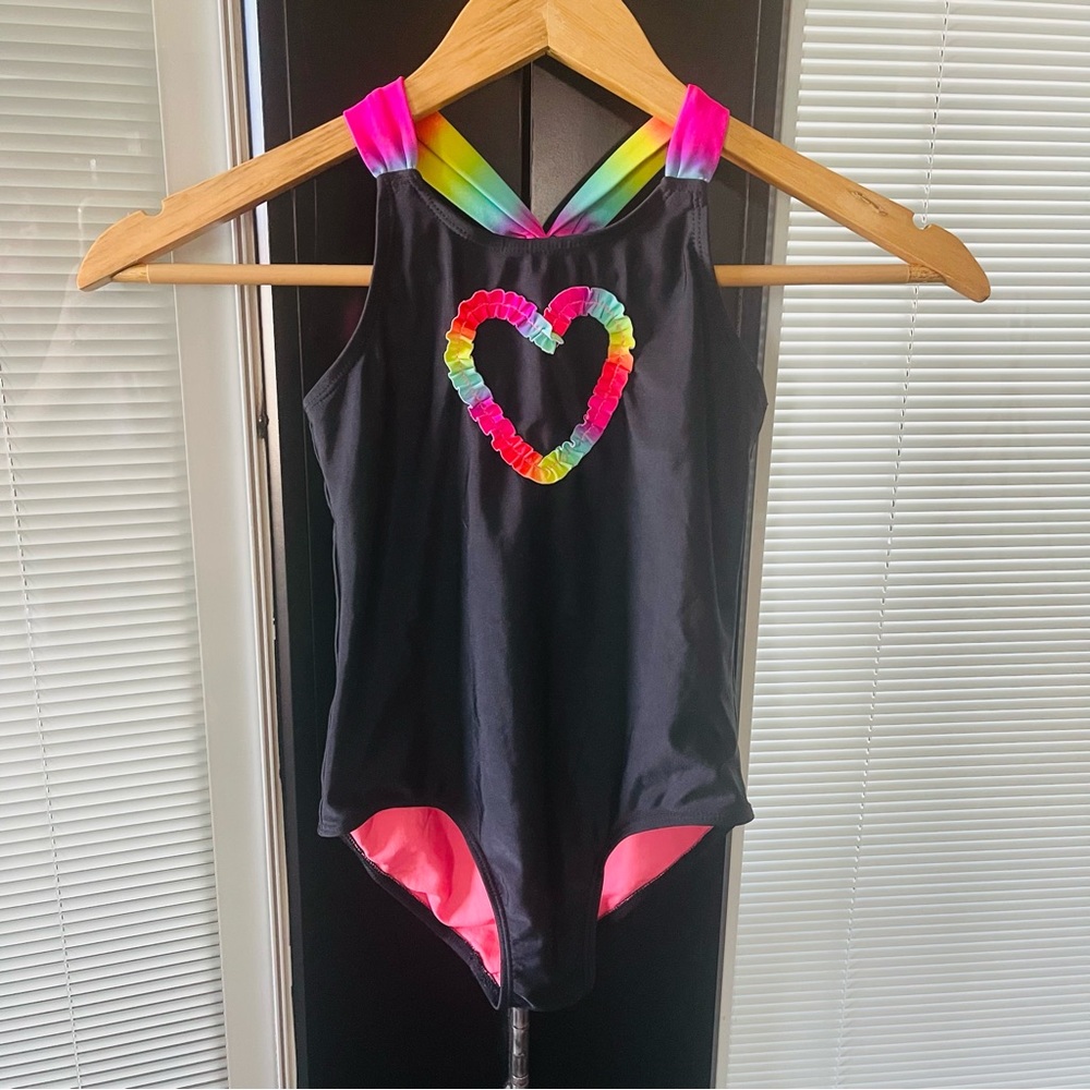 Kids Colorful One Piece Bathing Suit